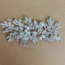1pc Shiny Elegant Party Zinc Alloy Hair Comb Bridal Wedding Hair Accessory All Seasons - Color - View 14