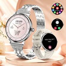 New Luxury Fashion Smart Watch For Women, 1.19-Inch AMOLED Full Touch Screen, 0.85cm Ultra-Thin Body, Customizable Watch Face, Women's Cycle Tracking, Bluetooth Calling, Camera Control, IPX8 Waterproof Swimming Watch, 100+ Sports Modes, Fitness Tracking, Perfect Gift For Friends - View 16