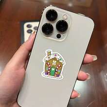 somoving 100pcs Christmas Stickers Decoration For Refrigerator, Phone Case, Water Cup, Scene Arrangement, PVC Waterproof Stickers, Suitable As Birthday Gift, Party Gift, Christmas Decoration - Multicolor - View 6