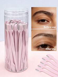 1/3/5/12/20pcs Eyebrow Scissors, Exfoliating And Hair Removal Tools, Multi-Color Hair Removal Tools, Beginner Eyebrow Shaping Tool Set, Women's Eyebrow Shaping Tools, Suitable For Daily Or Travel Use, Easy-To-Use Unisex Eyebrow Scissors For Trimming And Shaping Eyebrows - Multicolor - View 1