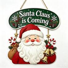 Cross-Border New Winter Christmas Element Wooden Sign Creative Decorative Plaque Door Sign Decorative Painting Wholesale - Multicolor - View 6