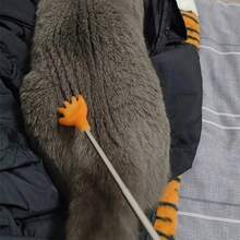 Retractable Simulated Hand Pet Scratching Toy, Cat Teaser Wand, Imitate Owner's Stroking, Fun Pet Grooming & Interactive Toy - View 4