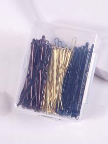 150pcs Invisible Wavy Hair Clips, For Women - With Box - Multicolor - View 7