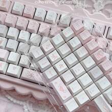 Cupid Cute Keycaps PBT 5-Side Dye-Sublimation Original Height Compatible With Mechanical Keyboards - View 6