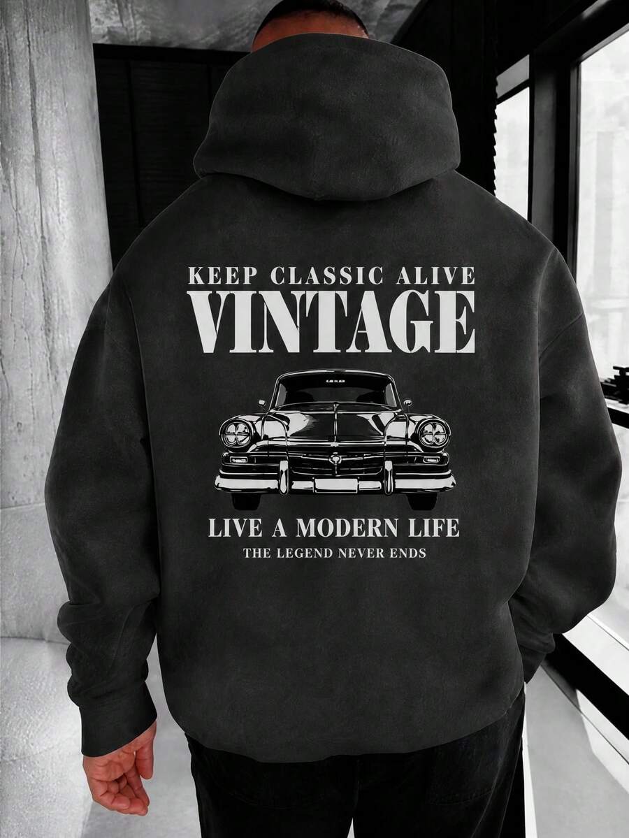 Men Hoodies - Dark Grey - View 1