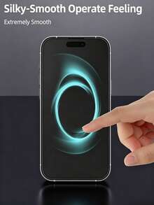 Navigator 5pcs Ceramic Matte Screen Protector Film, Soft Material, Matte Texture, Anti-Glare, Anti-Peeping, Anti-Fingerprint, Compatible With IPhone Duo/18 Pro Max/18 Pro/18/17 Pro Max/17/17 Pro/17 Air/16 Pro Max/16/16 Pro/16 Plus/15 Pro Max/15/15 Pro/15 Plus/14 Pro Max/14/14 Pro/14 Plus/13 Pro Max/13/13 Pro/12/12 Pro/12 Pro Max/11/11 Pro Max Full Series - Black - View 3