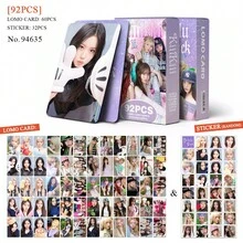92 قطعة KiiiKiii Mini الإصدار الثاني حزمة Delulu بطاقات LOMO فوتوكارد نجوم K-POP - متعدد الألوان - مشاهدة 7