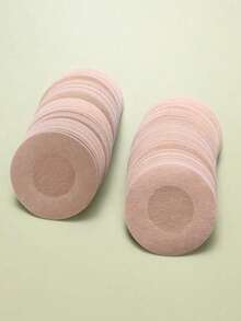 20pcs Disposable Invisible Nipple Covers, Suitable For Party Dresses, Unisex Sports Nipple Covers - Multi-color - View 2