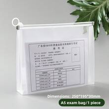 1/3 Size Folder With Pull Ring, Simple And Elegant Design, Specially Designed For Exam Supplies. Made Of Thick And Durable Material, Available In A4/A5/A6 Sizes, Suitable For Storing Exam Admission Tickets, Documents, Student Materials, Etc. - 3 Packs/A4+A5+A6 - View 8