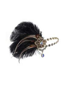 3件組 1920年代 Flapper Gatsby 風格服飾配件套裝 20年代復古珍珠項鍊 手套 水鑽 女款派對飾品 - HD6504 - 查看 3