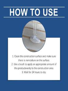 1PC Roof Waterproof Adhesive Coating, Transparent Waterproofing Agent For Roof And Home Multi-Surface Application, Easy Application, Cost-Effective And High-Performance, Suitable For Roofs And Exterior Walls, Applicable To Various Hard Surfaces Around The House, Simple Construction, Time-Saving And Labor-Saving, No Complex Tools Required - Multiple Styles - View 5