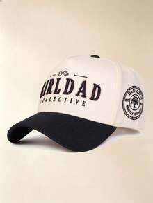 1pc Unisex Curved Brim Baseball Cap, Front,Letter Embroidery, Side NYC Print, Adjustable Strap, For Daily, Street, Outdoor, Travel Daily Wear - Multicolor - View 12