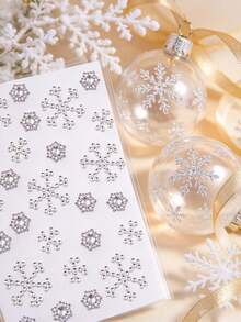 1pc Christmas Theme Rhinestone Decor Sticker Set With Tweezers, 3D Acrylic Hollow Self-Adhesive Rhinestone Stickers, Santa Claus, Christmas Tree, Snowflake, Gift Sock, Snowman, Christmas Hat, Candy Cane And More Christmas Patterns, Suitable For Phone, Water Cup, Camera, Earphone, Greeting Card, Gift Packaging, Photo Frame, Photo Album, Notebook, Aromatherapy Cup And More - one-size - View 9