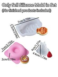 Taba Squishy Making Kit-Super Soft Silicone Rubber 1:1 AB Squishy Resin Gel Soft Liquid Squishy Silicon Rubber Making Decompression Gift DIY Craft Squish Making Pack For Enthusiasts - Set - View 3