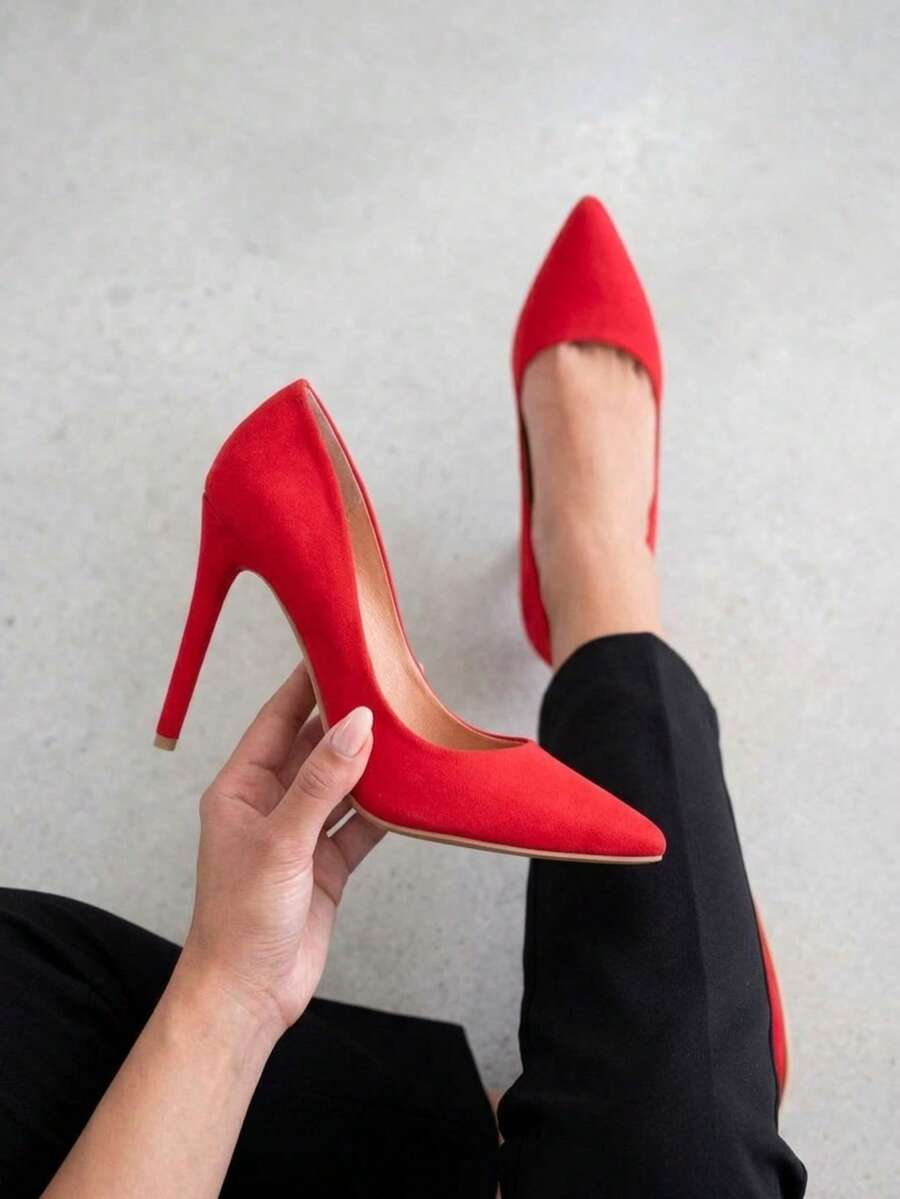 Women Pumps - Red - View 1