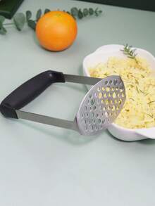 Stainless Steel Potato Masher, Potato Puree Press, Kitchen Tool Manual Sweet Potato Masher - Multicolor - View 4