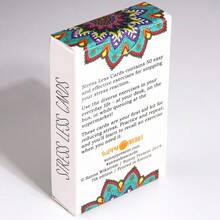 1Set/50pcs <Stress Less> Cards, Stress Less Cards, Mindfulness & Meditation Prompt Card Deck, Self-Care Relaxation Exercise Cards For Stress & Anxiety Relief, Daily Calm Activity Cards, For Office, Home, Bedtime, Mental Relaxation & Wellness Gifts - Multicolor - View 6