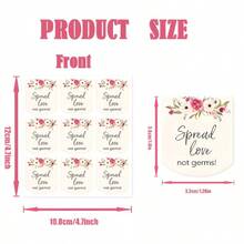 Customizable No-Rinse Hand Sanitizer Labels, Suitable For Baptism, Graduation, Wedding, Bridal Shower, Coming Of Age, Birthday, Holiday Party And Other Occasions - Multicolor - View 3