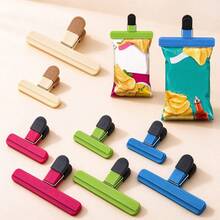 Random Color 1/6/10pcs Of Food Clips, Suitable For Refrigerator Food Storage Packaging, Snack Bags, Photos, Etc - Suitable For Home, Office, School, And Other Places - Multiple Styles - View 8