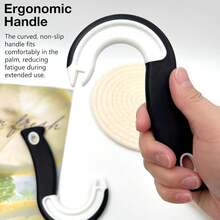 New Easy-Open Can Opener - Portable Design, Suitable For Elderly, Children And People With Limited Hand Dexterity | Equipped With Non-Slip Handle And Protective Design; Manual Ring Pull Tool, Easy To Open - View 7
