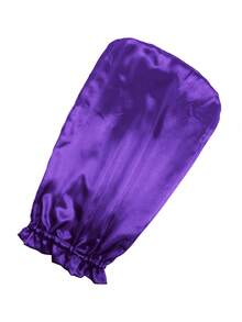 SATIN BONNET For Women, Ruffle Lace Edge Silky Sleep Cap With Wide Elastic Band, Large Room Night Hair Bonnet For Curly Natural Hair (6 Colors) - A - View 11