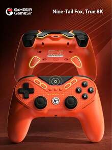 GAMESIR Tay cầm chơi game có dây đối xứng Cửu Vĩ Hồ 8K, tần số phản hồi 8000Hz, chơi game FPS, tương thích Switch 2, máy tính, Steam - Xem 6
