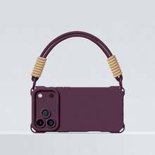 Phone Protective Case With Lanyard Compatible With Iphone 11 1 2 13 14 15 16 1 7 18 18 Pro 18 Pro Max - Cherry Red + Lanyard - View 1