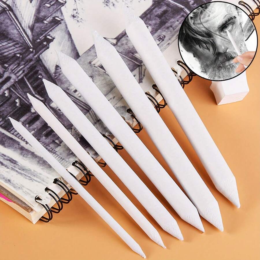 1 Set Of 3/6 Art Drawing Sketching Erasers, Suitable For Pencil, Charcoal Pencil, Charcoal Stick, Crayon And Soft Paper Erasers. Artist Student Drawing Tools - Multiple Styles - View 1