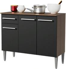 Kitchen Cabinets - Brown/black - View 1