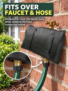 Thickened Faucet Anti Freezing Insulation Cover Outdoor Water Pipe Anti Freezing Dust Cover To Prevent The Faucet From Freezing Winter Insulation Artifact Reusable Easy To Remove For Home Garden Kitchen Various Outdoor Environments Winter Essential - Multicolor - View 2