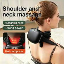 LUYAO Neck Massager With Heat, Cordless Human-Like Massage, Relax Neck & Shoulders At Home, Office, Breaks Or Before Sleep - View 4