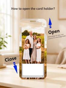 Tempat Kartu Identitas yang Dipersonalisasi (1 buah), Dirancang untuk Menyimpan Kartu Identitas. Anda dapat menambahkan gambar, teks, dan logo ke tempat kartu. Produk ini memiliki desain yang diperkuat dengan struktur geser untuk memudahkan pengambilan kartu, sehingga mudah dibawa dan tertutup rapat. - MultiWarna - View 5