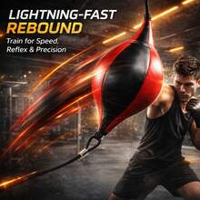 XISIYUJZ Boxing Reaction Speed Ball Double-Ended Ball Training For Home Gym Use With Rope - Multicolor - View 4