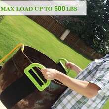 2 Packs Single-Handle Lifting Slings, Maximum Load Capacity 660 Lbs, Adjustable Lifting Slings, Suitable For Moving Refrigerators, Furniture, And More; Lifting Straps, Suitable For Moving Cardboard Boxes And Household Moves, - A - View 2