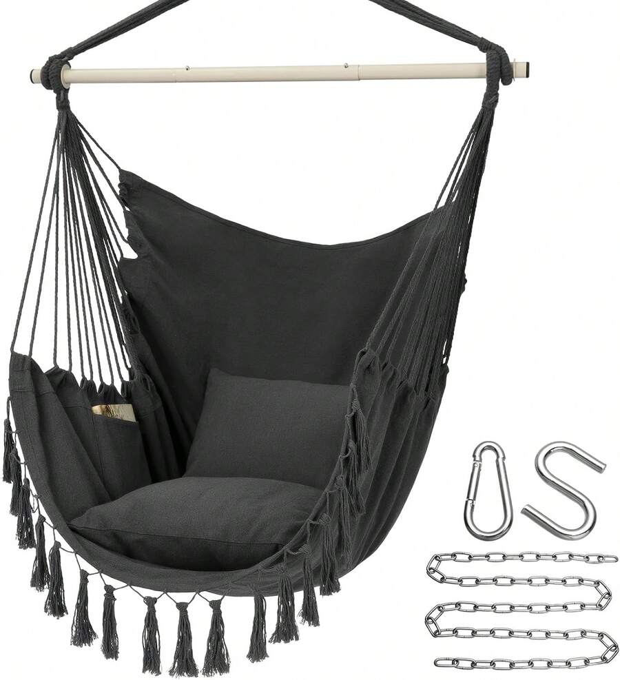 Hammock Chairs - Black - View 1