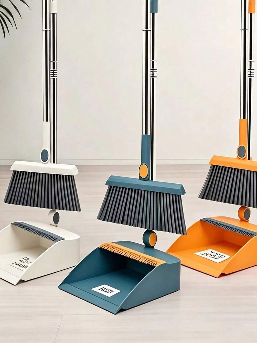 Broom, Dustpan And Brush Set, Thickened Broom And Dustpan, Floor Cleaning Tools, Suitable For Home, Office, School Dormitory, Cleaning Supplies, Small Cleaning Tools (Broom Sold Separately)