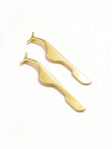 1 Pieza Pinzas de Acero Inoxidable de Precisión para Pestañas, Herramienta Multifuncional para Extensión de Pestañas, Eliminación de Pestañas & Aplicación de Pegamento para Pestañas Postizas, Accesorio Profesional de Aseo de Maquillaje de Ojos para Mujeres Uso en Casa Salón Viaje Uso Diario - Multicolor - Ver 17