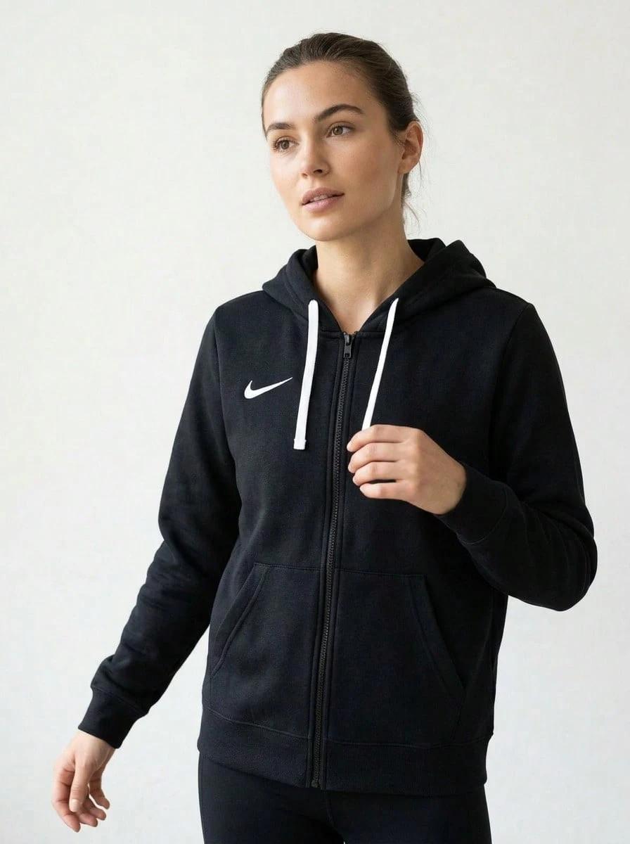 Nike جاكيتات رياضية نسائية دافئة ومتينة ومتعددة الاستخدامات للأنشطة الخارجية والتدريب اليومي IB1230-010-010 - الأسود - مشاهدة 1