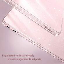 Compatible With MacBook Neo 13 Inch A3404 2026 A18 Pro, Sparkly Clear Hard Shell Laptop Case With Multiple Protection Accessories Options, Keyboard Cover, Screen Protector, USB-C Adapter, Mini Folding Stand Available - View 10
