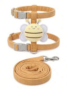 New Cartoon Bee Design Dog/Cat Harness Leash, Pet Supplies - Multicolor - View 18