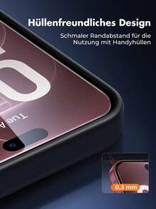 2 Packs 9D Full-Coverage Tempered Glass Screen Protector – HD, Scratch-Resistant, Anti-Fingerprint, Bubble-Free; Compatible With IPhone 18 Pro Max/18 Pro/Duo, 17 Pro Max, 16 Pro/16E, 15, 14 Plus, 13, 12, 11 Pro Max, 11 - Clear - View 5