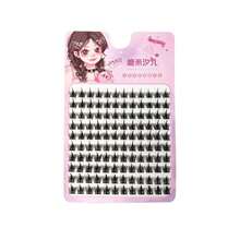 3D Fluffy Big Curl False Eyelashes, Thin Dense W-Shaped Lashes, Glue-Free Wear, Suitable For Beginners Daily Use, Eyelash Clusters - C - View 9