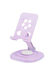 1pc Adjustable Phone Desktop Stand, 360° Rotating Foldable Tablet Holder, Universal Smartphone And Tablet Desktop Stand - Multicolor - View 8