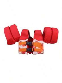Children's Buoyancy Vest With Buoyancy Arm Wings, Cute Cartoon Print Children's Floating Vest, Suitable For Beach, Pool And Water Sports - Multicolor - View 4