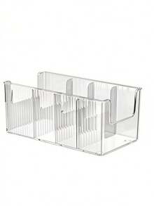 Multifunctional Seasoning Storage Rack, Thickened Kitchen Cabinet Organizer, Desktop Vertical Transparent Storage Box, Refrigerator Storage Box, Refrigerator Organizer - Multicolor - View 12