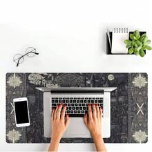 1pc Large Medieval Dark Style Gaming Mouse Pad & Keyboard Mat - Gothic Castle Design, Office & Home Desktop Accessory, Durable Computer Mouse Pad - Medieval Dark Style - View 8