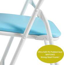 Folding Tables & Chairs - Blue - View 3
