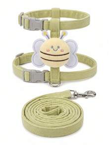 New Cartoon Bee Design Dog/Cat Harness Leash, Pet Supplies - Multicolor - View 16