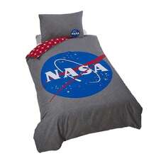 NASA Logo Reversible Duvet Set (Multicoloured) - 52% Polyester/48% Cotton - (TC139) - Multicolor - View 2