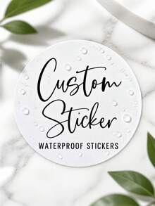 1/16/32/120/218pcs Customizable Stickers - Personalized Custom Shape Stickers, Can Create Round, Asymmetrical Shaped Stickers, Patterns And Exclusive Messages Based On Different Creative Ideas, Making Each Sticker Have A Unique Appearance, Suitable For Luggage, Gift Boxes, Invitations, Etc., Suitable For Weddings, Birthdays, Christmas, Valentine's Day, Anniversaries And Friends Gatherings, Suitable For Couples, Best Friends, Family And Party Activities - Multicolor 1 - View 6